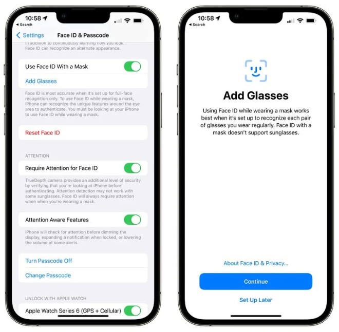 iOS 15.4 Beta can unlock Face ID even when wearing a mask, no Apple Watch needed