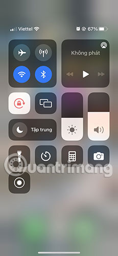 Turn Bluetooth on and off from Control Center