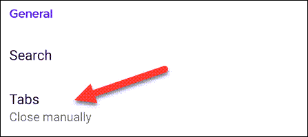 Bấm vào mục “Tab”