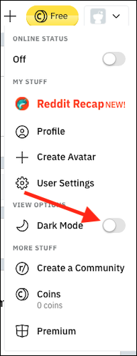 Cách bật giao diện nền tối (dark mode) trên Reddit