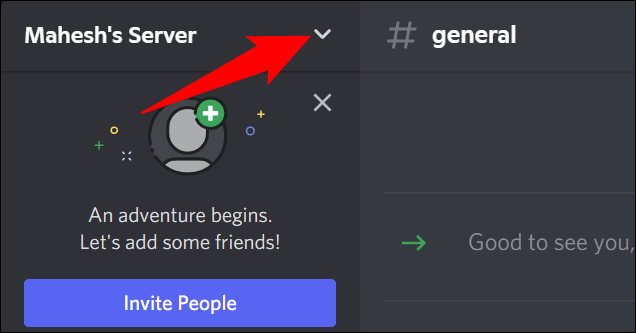 Nhấp vào biểu tượng mũi tên trỏ xuống