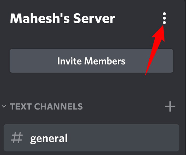 Nhấn vào dấu ba chấm
