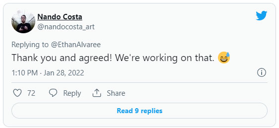 Tiết lộ từ Nando Costa