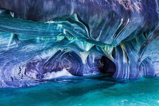 Hang Marble: Bí ẩn hang động đá cẩm thạch tại Chile