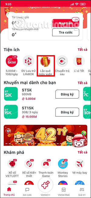 Lắc quẻ ngày xuân