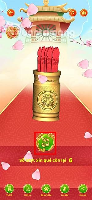 Lắc quẻ ngày xuân