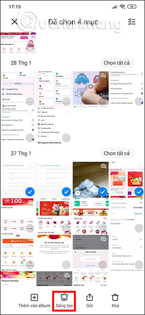 Sáng tạo ảnh trên Xiaomi