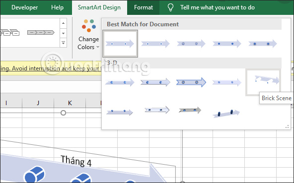 Cách tạo sơ đồ Timeline trong Excel - Ảnh minh hoạ 10