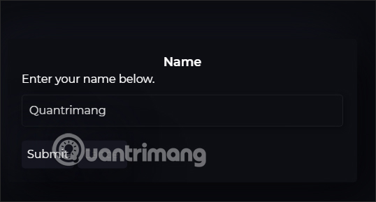 Nhập tên người chia sẻ trên OnDrop
