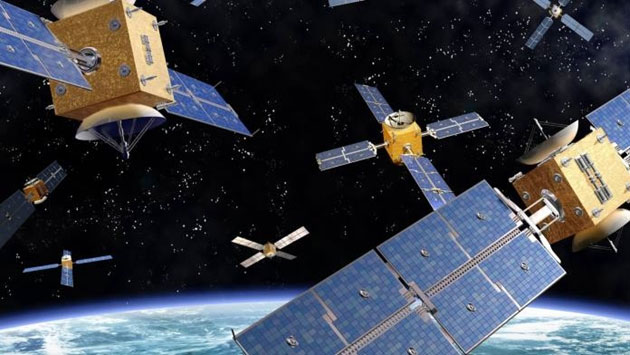 Hệ thống vệ tinh Starlink trên quỹ đạo Trái đất của SpaceX. Ảnh: SpaceX.