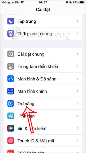 Trợ năng iPhone