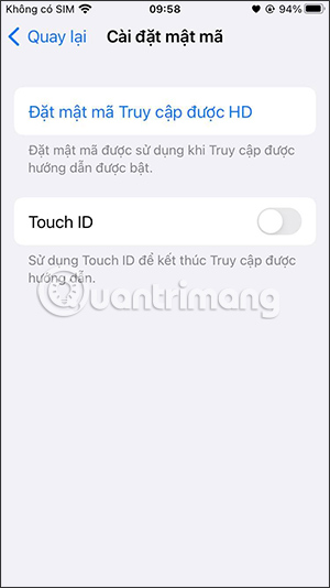Chọn cách thức khóa ứng dụng iPhone
