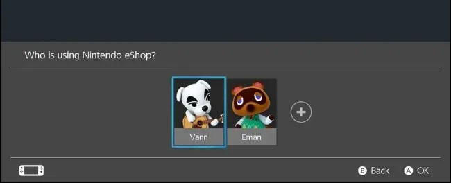 Chọn tài khoản có các trò chơi bạn muốn chia sẻ