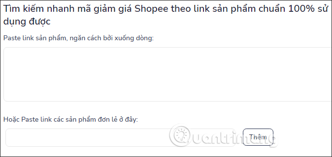 Paste link sản phẩm 