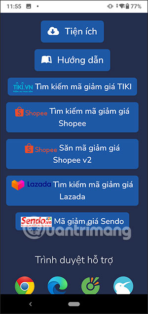 Chọn sàn thương mại điện tử