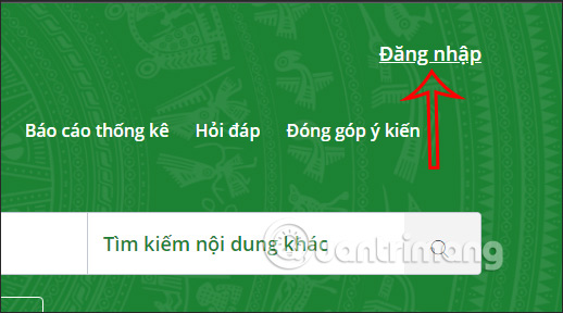 Đăng nhập tài khoản Dịch vụ Công
