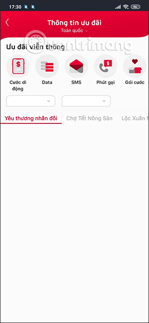 Chọn đổi điểm Viettel++