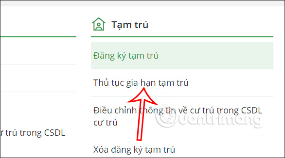 Gia hạn tạm trú 