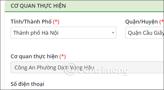 Cơ quan đăng ký tạm trú 