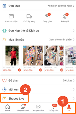 Shopee Live 