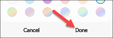 Nhấn vào “Done”