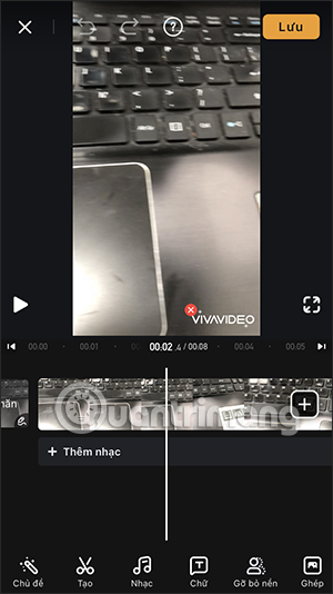 Chỉnh sửa video trên VivaVideo