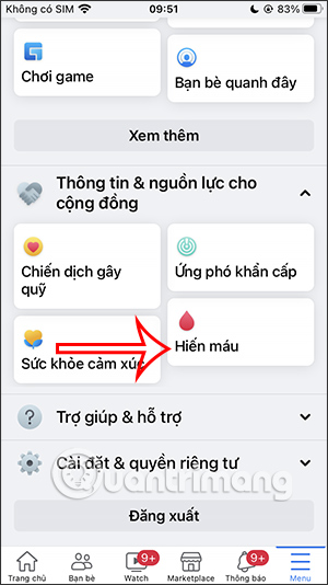 Thông tin cộng đồng trên Facebook
