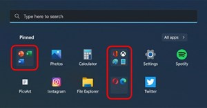 Chi tiết về tính năng nhóm app thành thư mục trong Start menu của Windows 11