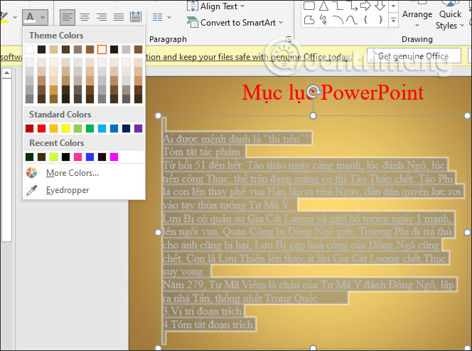 Cách tạo mục lục trong PowerPoint - Ảnh minh hoạ 8