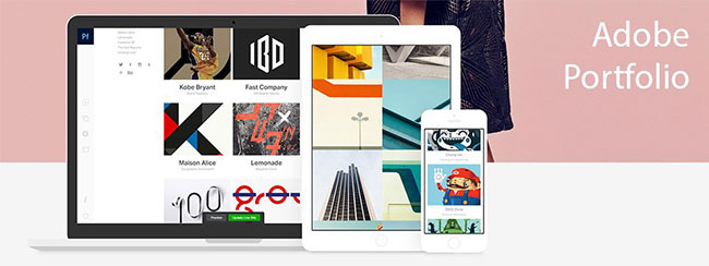 Adobe Portfolio là một dịch vụ xây dựng trang web uy tín
