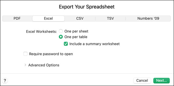 Cách chuyển đổi tài liệu Apple Numbers sang Microsoft Excel - Ảnh minh hoạ 2