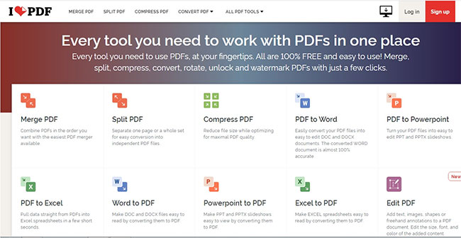 iLovePDF online