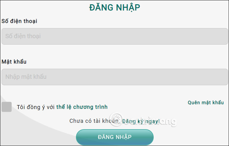 Đăng nhập tài khoản BIDV City