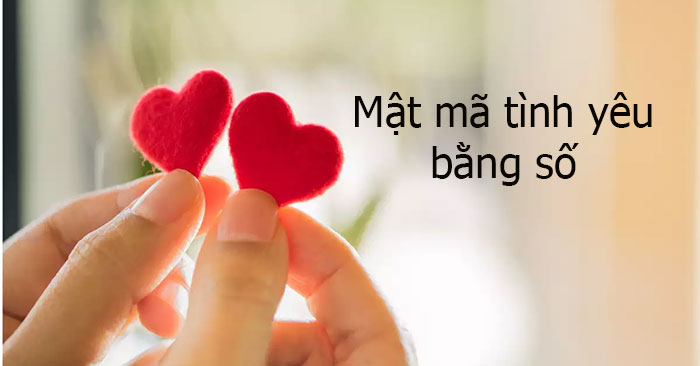 Mật mã tình yêu bằng số