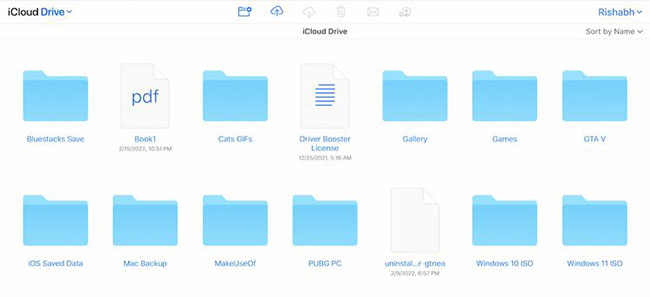 Trang chủ iCloud Drive