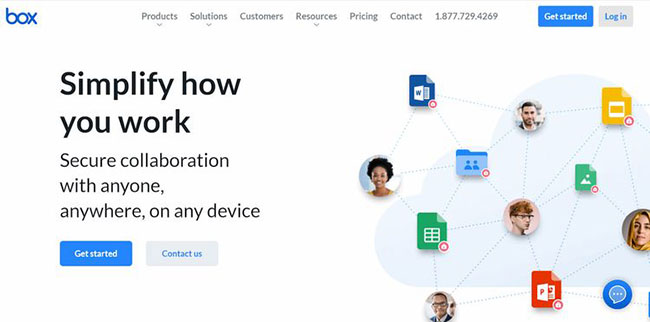 Trang web Box