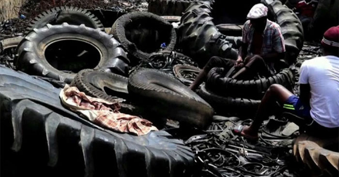 Sản xuất xăng dầu từ lốp xe cũ