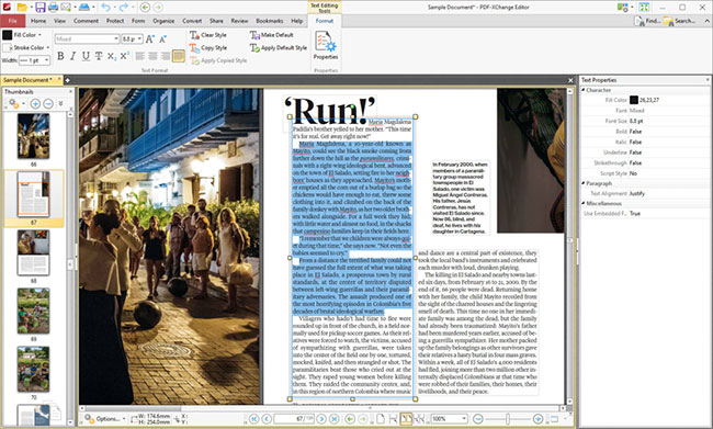 Highlight văn bản trong PDF-Xchange Editor