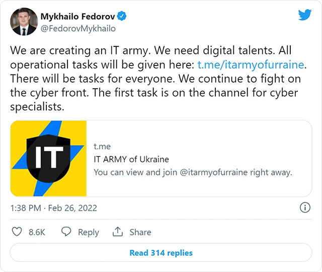 Ukraine chiêu mộ "Đội quân IT"