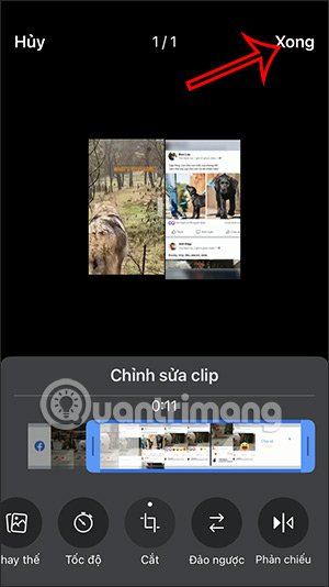 Lưu chỉnh video
