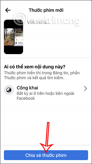 Đăng video ghép đôi Facebook Reels