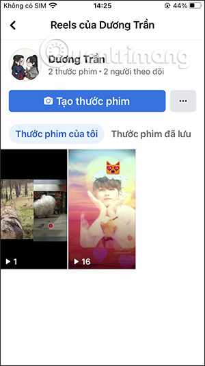 Video trên Facebook Reels