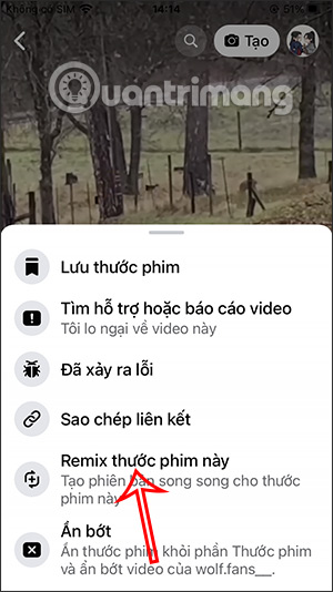 Ghép đôi video Facebook Reels