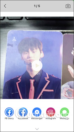 Chia sẻ lên mạng xã hội