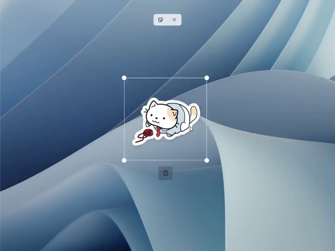 Sắp có tính năng gán sticker lên màn hình Windows 11