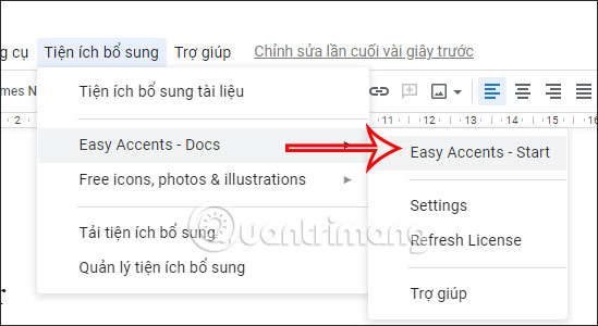 Cách chèn dấu trọng âm trong Google Docs - Ảnh minh hoạ 9