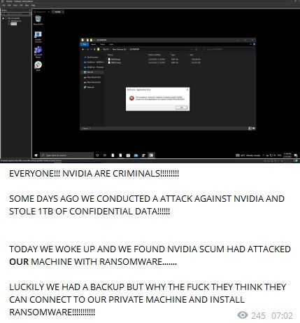 Hacker buộc tội ngược NVIDIA