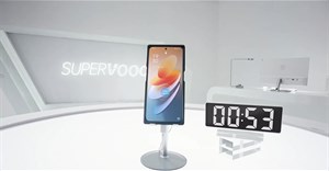 Oppo trình diễn sạc đầy pin điện thoại trong 9 phút