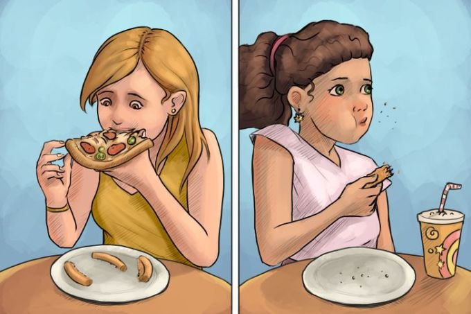 Thói quen ăn pizza cũng có thể chia thế giới làm nhiều kiểu người khác nhau. Phổ biến là 2 kiểu người: ăn cả và bỏ lại phần rìa bánh.