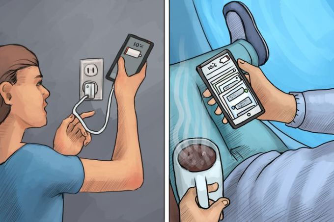 Có người dùng điện thoại bỏ qua luôn cả cảnh báo sắp hết pin nhưng cũng có những người luôn sạc điện thoại khi vẫn còn 30%.